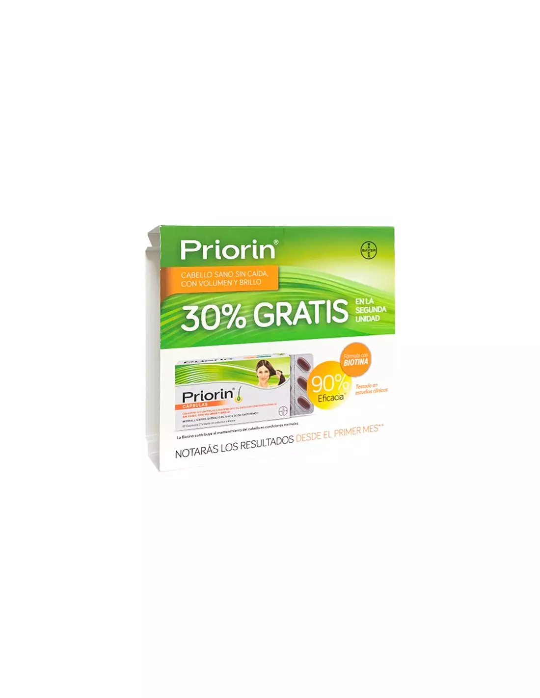 Bayer Priorin Duplo 2 unidades