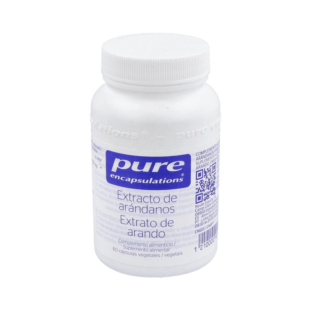 Pure Encapsulations Extracto de Arándanos 60 cápsulas