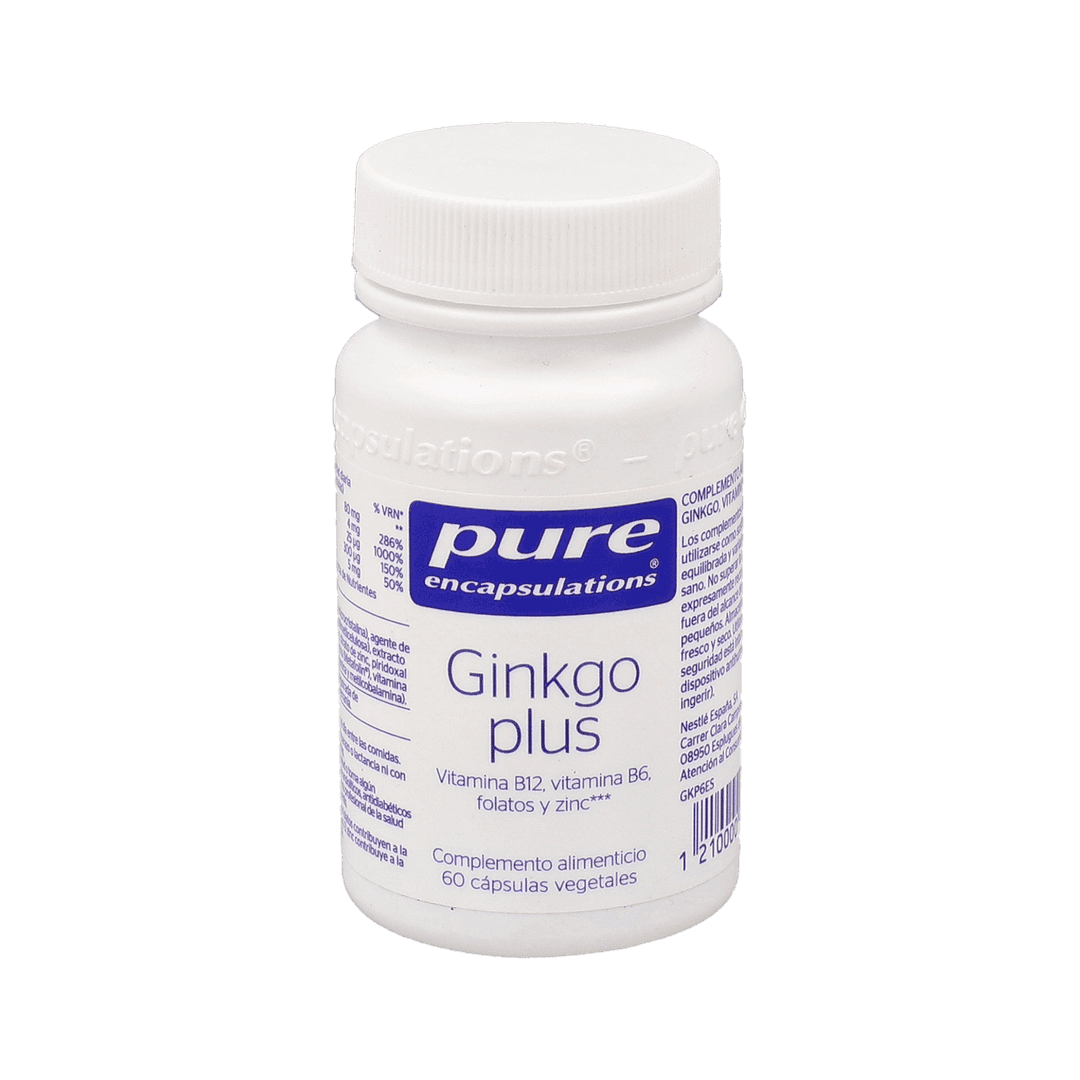 Pure Encapsulations Ginkgo Plus 60 cápsulas