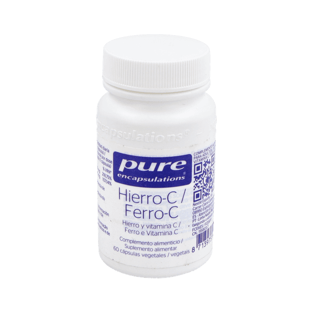 Pure Encapsulations Hierro-C 60 cápsulas