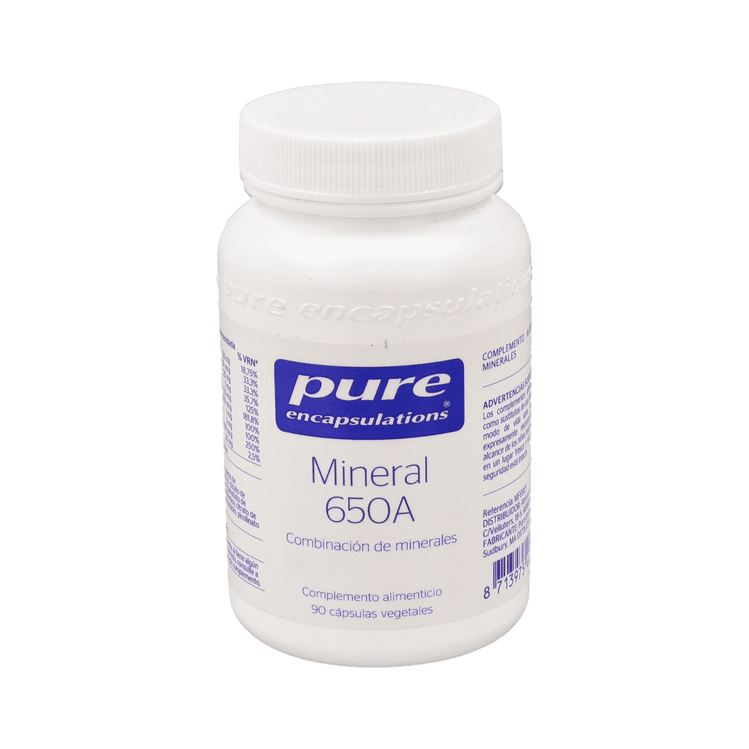 Pure Encapsulations Mineral 650A 60 cápsulas