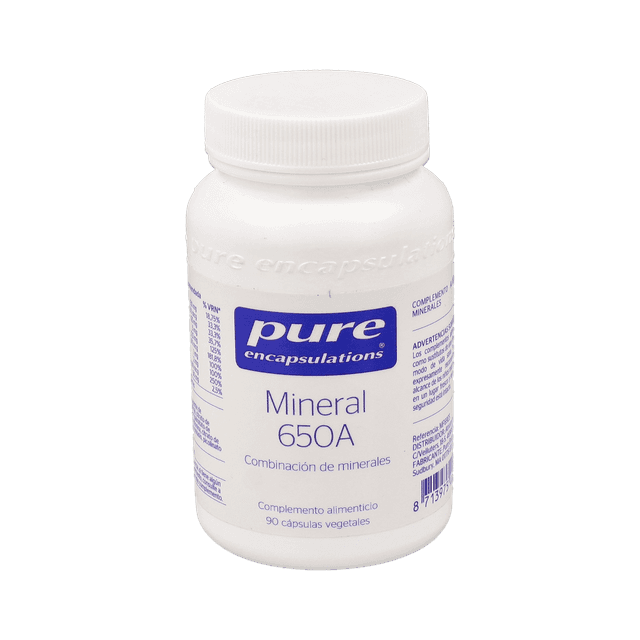 Pure Encapsulations Mineral 650A 60 cápsulas