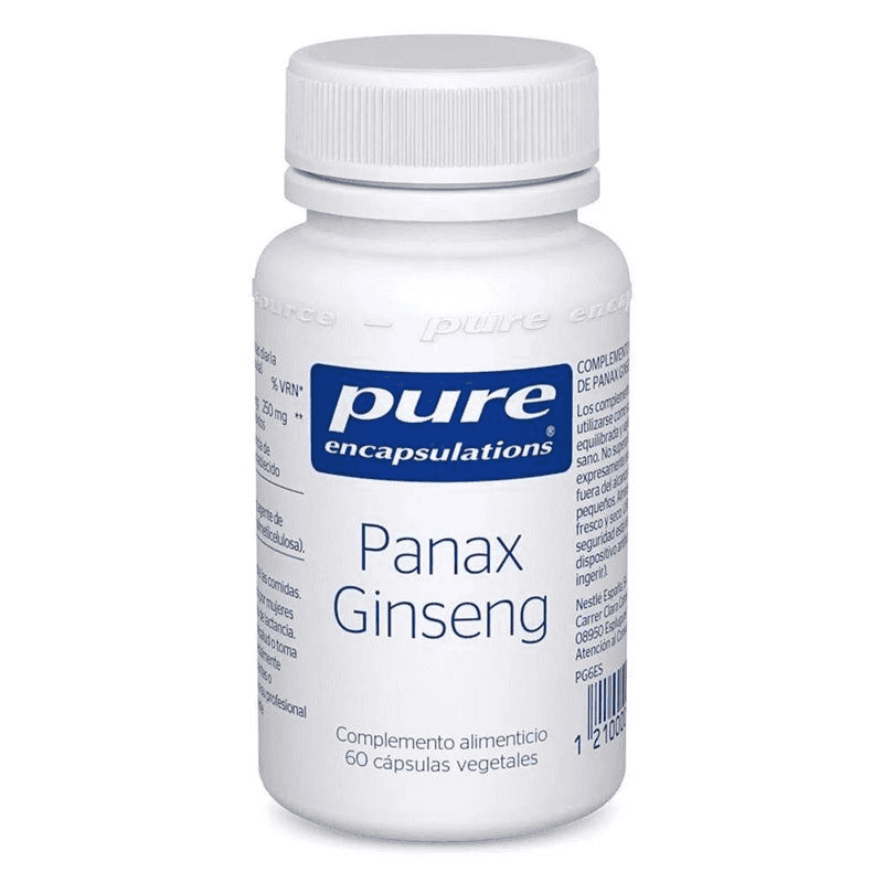 Pure Encapsulations Panax Ginseng 60 Capsulas