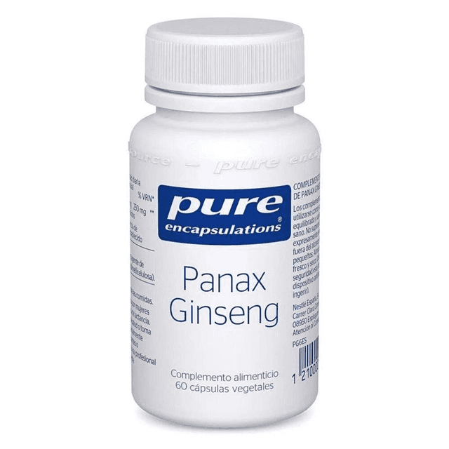 Pure Encapsulations Panax Ginseng 60 Capsulas