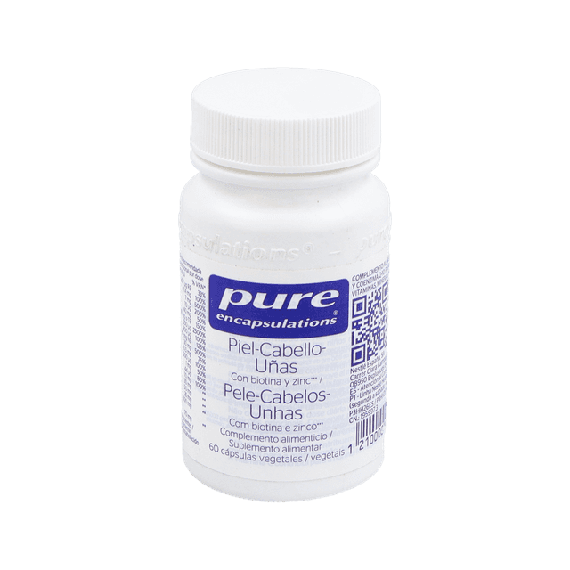 Pure Encapsulations Piel Cabello Uñas 60 cápsulas