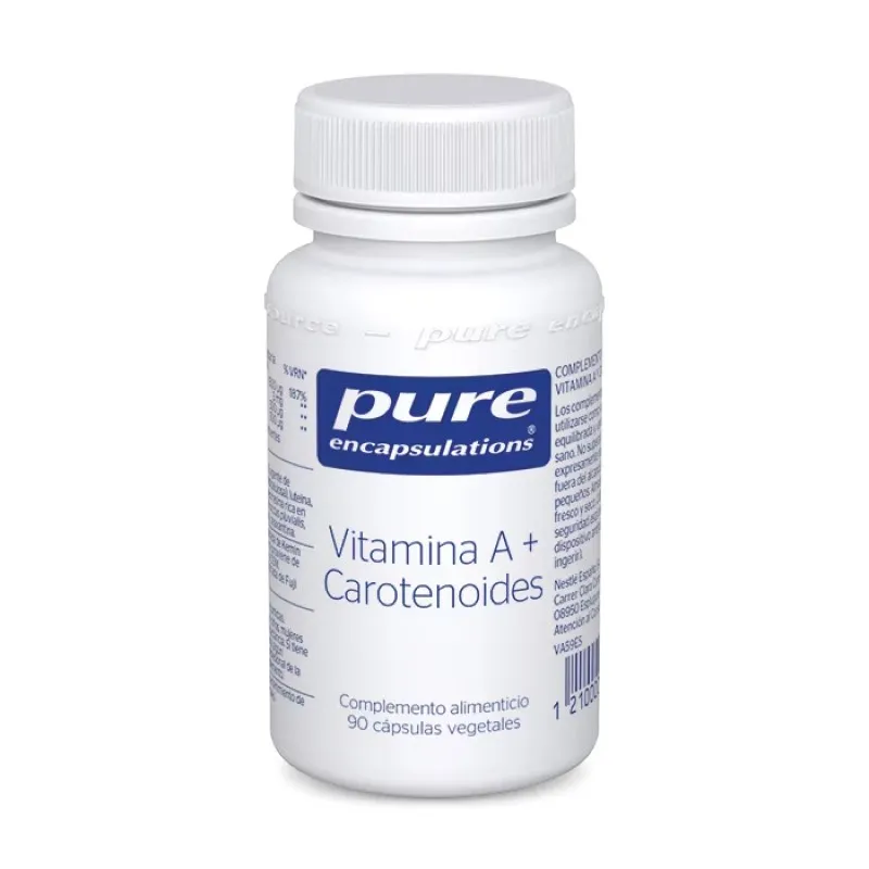 Pure Encapsulations Vitamina A + Carotenoides 90 cápsulas