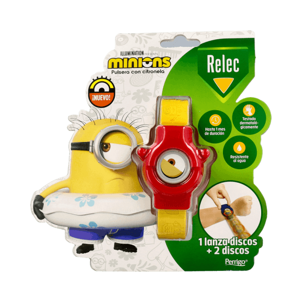Relec Pulsera Minions Roja 1 unidad