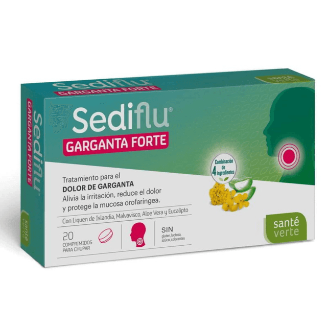 Sante Verte Sediflu Garganta Forte 20 comprimidos