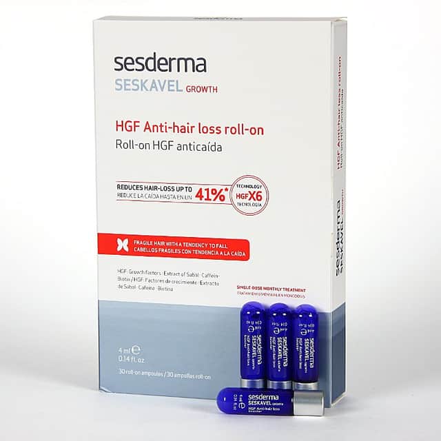 Sesderma Seskavel Growth Roll-on Hgf Anticaída 30 x 4ml