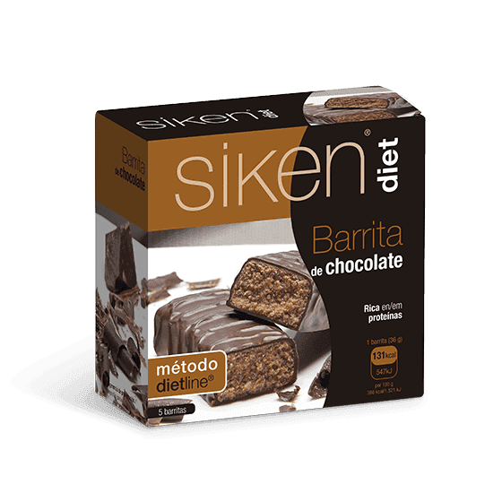 Siken Diet Barrita Chocolate 5 unidades