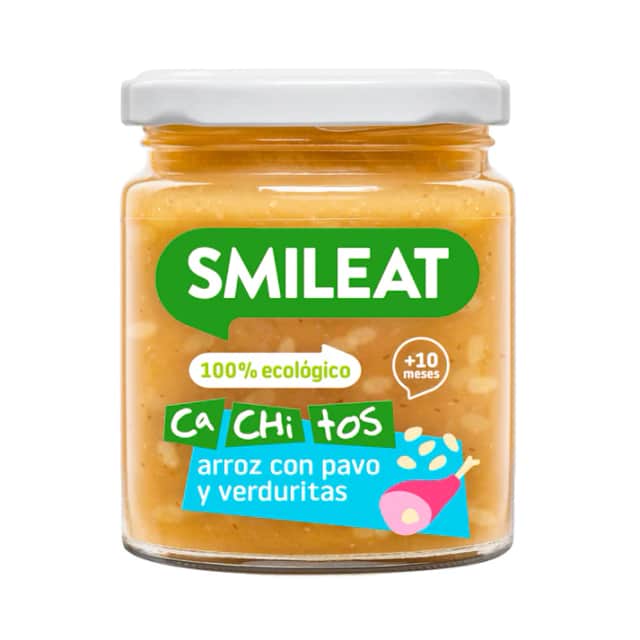 Smileat Cachitos Arroz con Pavo y Verduras 230g