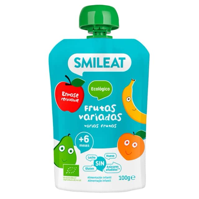 Smileat Papilla Bebible Frutas Variadas 100g