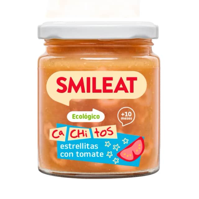 Smileat Cachitos Estrellitas con Tomate 230g