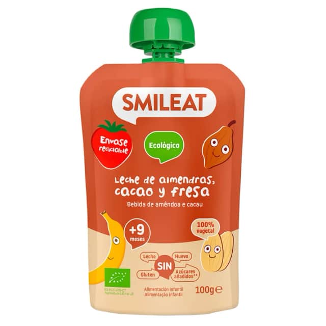 Smileat Pouch Almendra y Cacao 100g