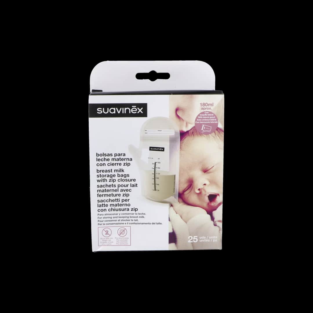 Suavinex Bolsas para Leche Materna Cierre Zip 25uds