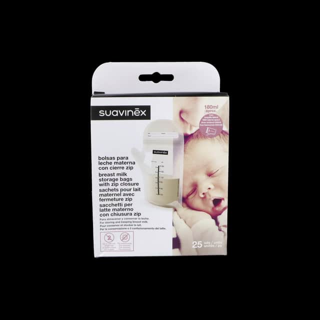 Suavinex Bolsas para Leche Materna Cierre Zip 25uds