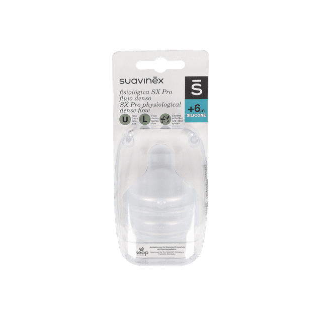 Suavinex Fisiológica SX Pro Flujo Denso +6 Meses
