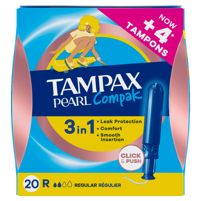 Tampax Pearl Compak Regular 20 unidades