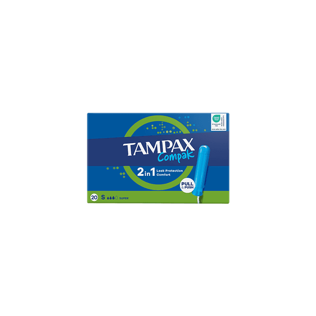 Tampax Compak Super 20 unidades