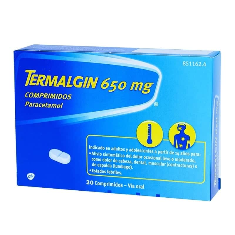 Termalgin 650mg 20 Comprimidos
