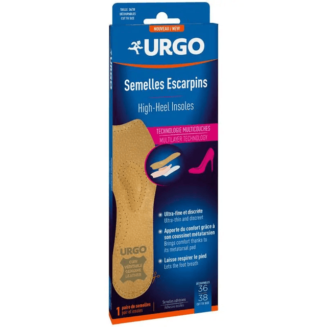 Urgo Plantillas Tacón Alto Talla 36-38 2 unidades