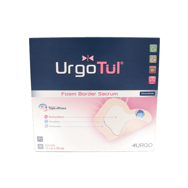 Urgo Urgotul Foam Border Sacrum 20x20cm 3 unidades