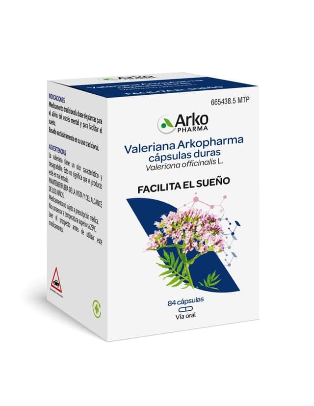 Arkopharma Valeriana 350mg 84 cápsulas