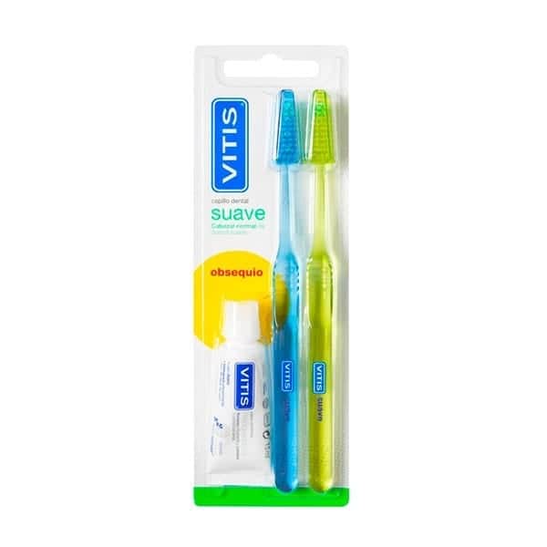 Vitis Suave Cepillo Dental 2 unidades