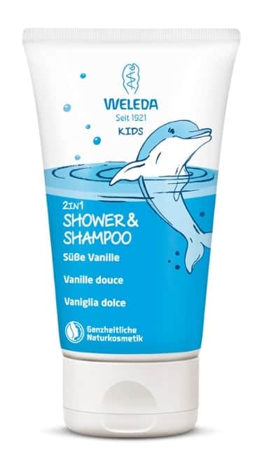 Weleda Champú gel 2 en 1 vainilla infantil