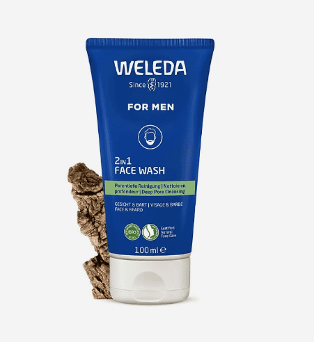 Weleda Gel limpiador rostro-barba 2 en 1 - 100ml