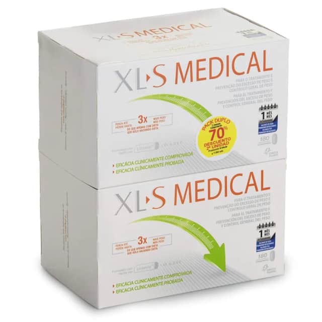 XLS Medical Captagrasas 2x180 comprimidos