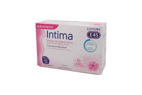 Lutsine E45 Intima Toallitas Higiene Íntima 16toallitas