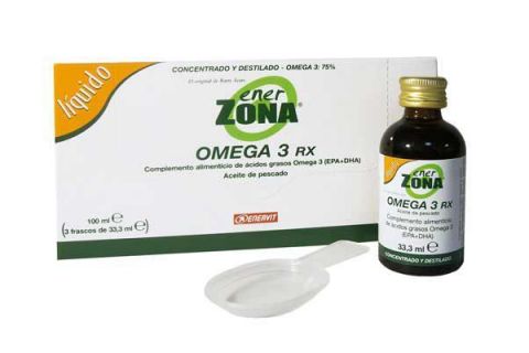 Enerzona Omega 3rx Aceite de Pescado 3x33,3ml