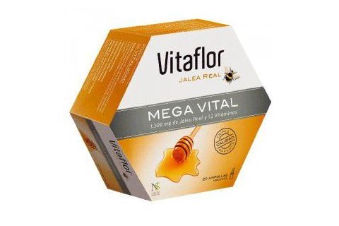 Vitaflor Jalea Real Mega Vital 20 Ampollas