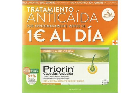 Pack Priorin 60 Capsulas 2 Unidades