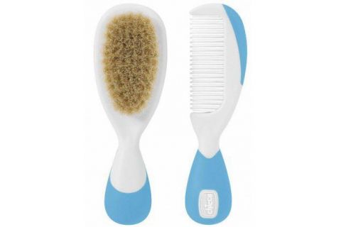 Chicco Cepillo y Peine Azul