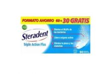 Steradent Triple Acción Plus Protesis Dental 60+30 Comprimidos
