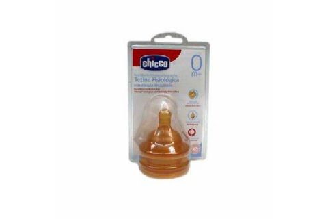 Chicco Tetina Caucho Fisiológico Boca Ancha 0m 2ud