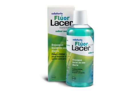 Lacer Colutorio Flúor Diario 0,05% Sabor Menta 500ml