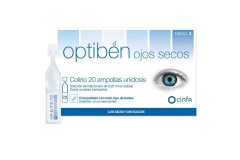 Cinfa Optiben Gotas Ojos Secos 20 Ampollas