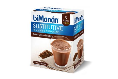 Bimanán Sustitutive Batido Chocolate 5 Sobres