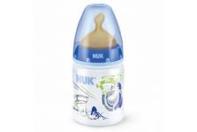 Nuk Biberón Tetina Látex Boca Ancha Cristal T-1 125ml