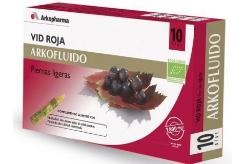Arkofluido Vid Roja 10 Ampollas