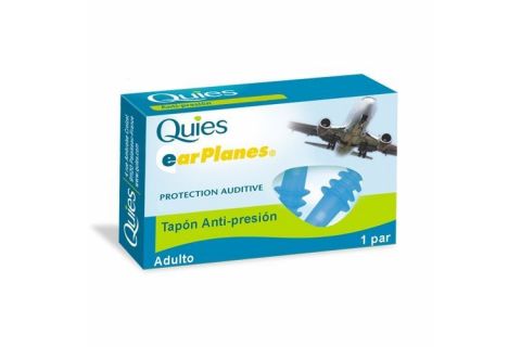 Quies Tapones Oído Silicona Anti-presión Adultos 2uds