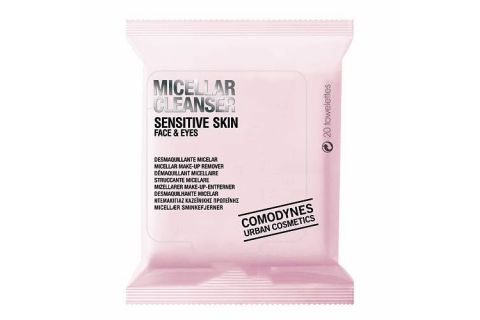 Comodynes Toallitas Desmaquillantes Micelar Cara y Ojos. 20toallitas