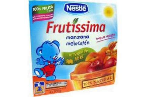 Nestlé Puré Manzana Melocotón y Miel 4udsx100gr