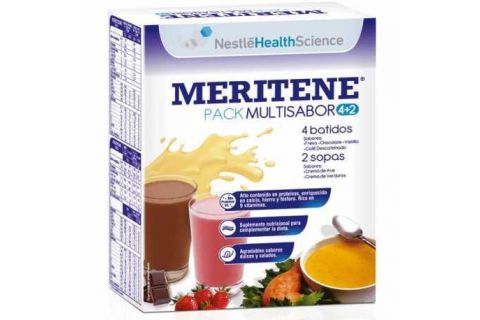 Meritene Pack Multisabor 4 Batidos y 2 Sopas