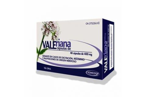 Valeriana Soria Natural 400 Mg 48 Capsulas Homeosor