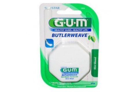 Gum-1855 Dental Seda con Cera Mentolada 54,8 M