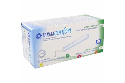Farmaconfort Tampones 100%algodon Super 14 U